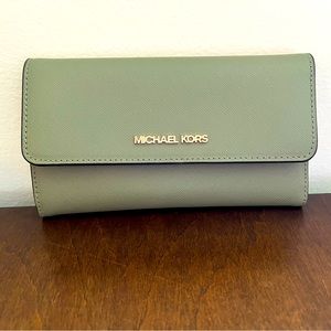Olive MK trifold Wallet